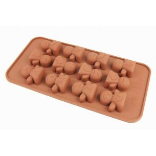 icon people silicone chocolate mould