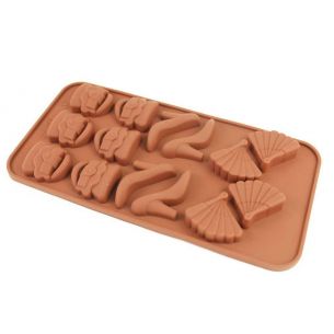 handbag shoes fan silicon chocolate mould