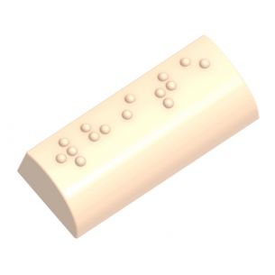 Chocolate Mould Braille Praline White